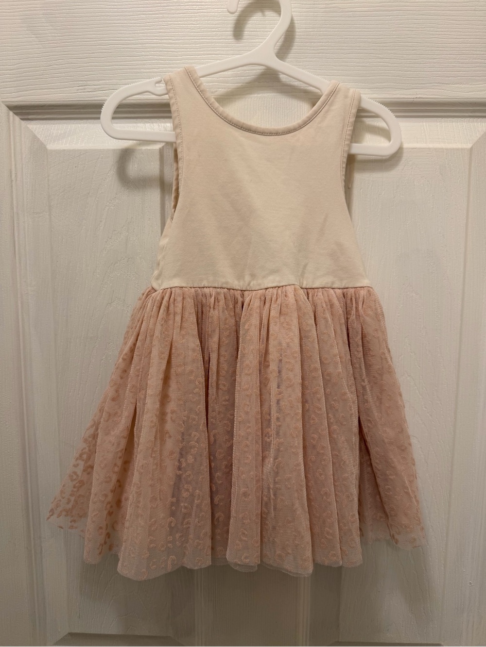 Pippa & Julie 2-Piece Knit Sweater & Leopard Tulle Dress Set (Size 18M)